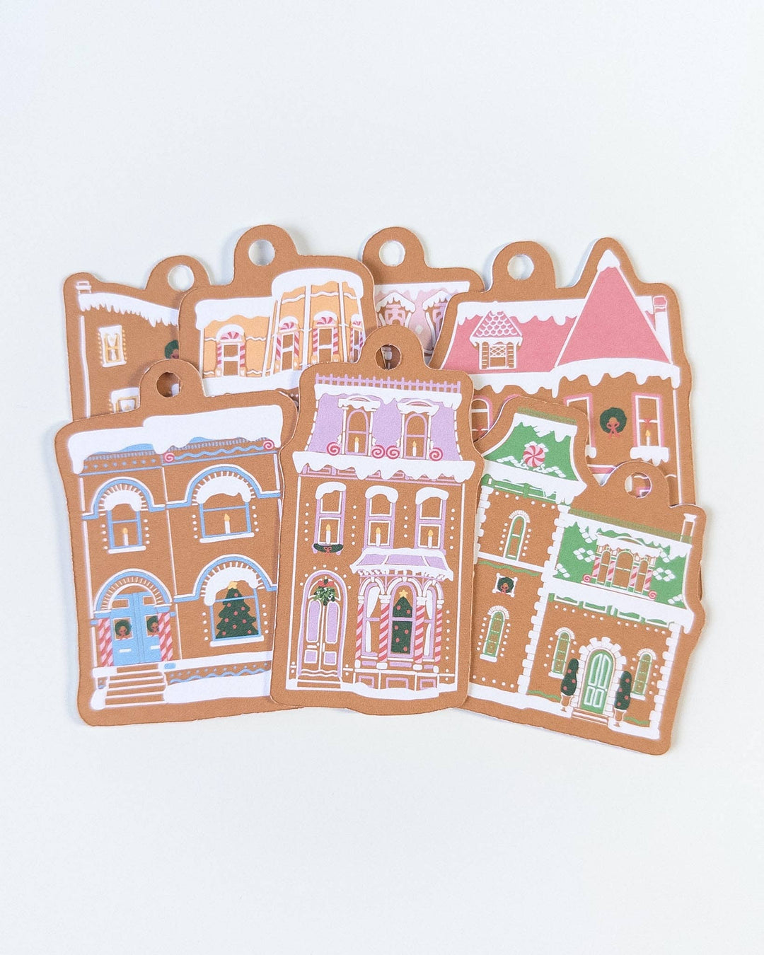 Gingerbread House Gift Tags, Set of 8