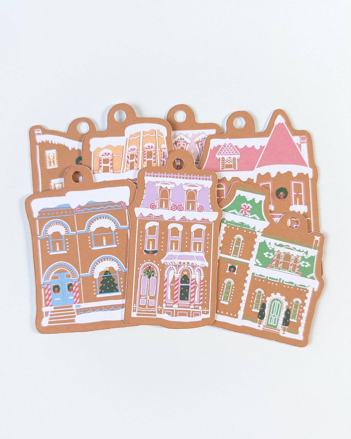 Gingerbread House Gift Tags, Set of 8