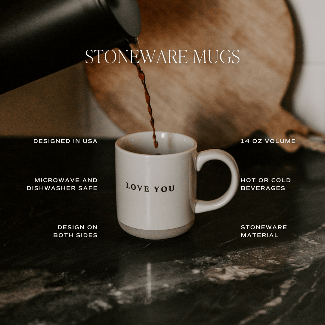 *NEW* Heart Pink Stoneware Coffee Mug - Valentine's Day Gift