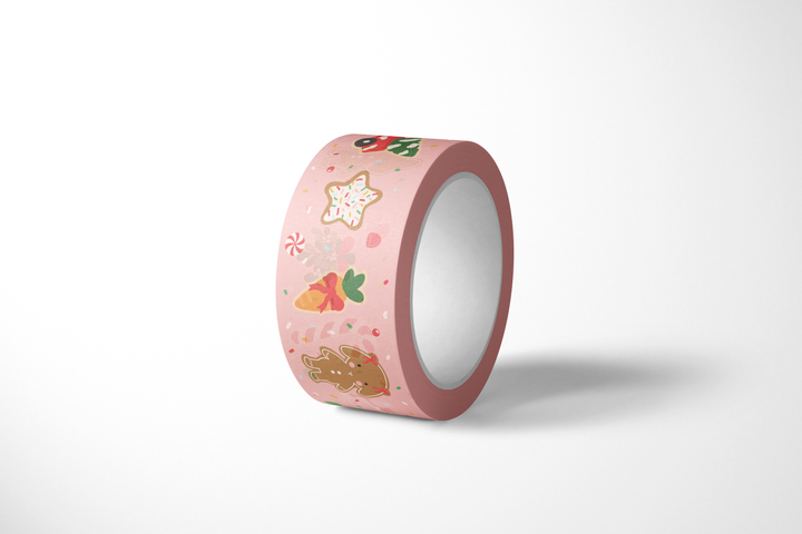 Sugarplums & Gingerbread Buns Holiday Cookie Washi Tape