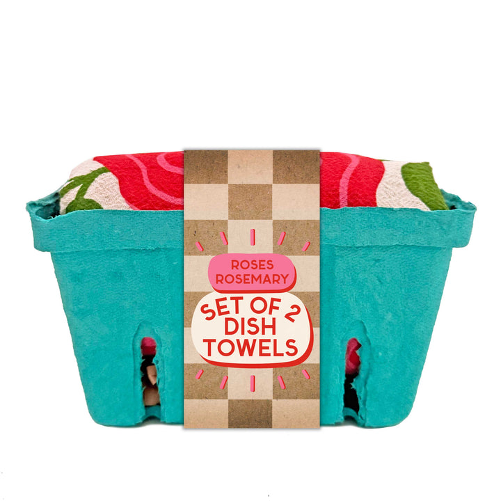 Rose Garden Dish Towel Set - 2 Pack