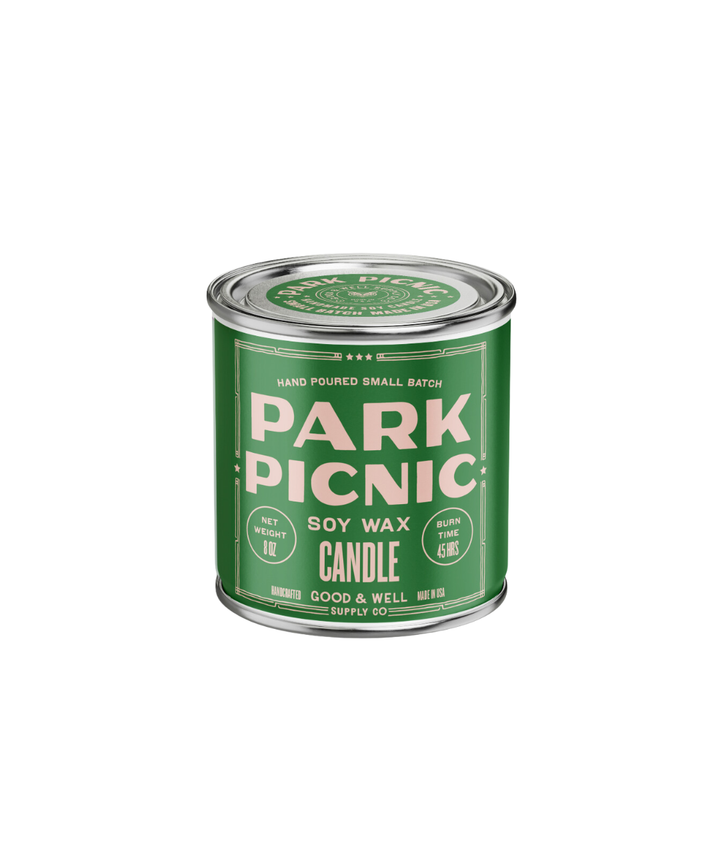 Park Picnic Soy Candle : 1/2 Pint / Cotton Wick