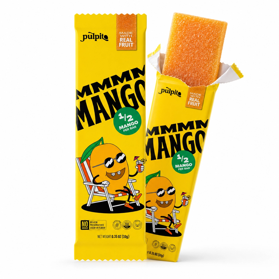 MMM Mango - Natural Fruit Snacks - Dried Fruit Bars Bulk
