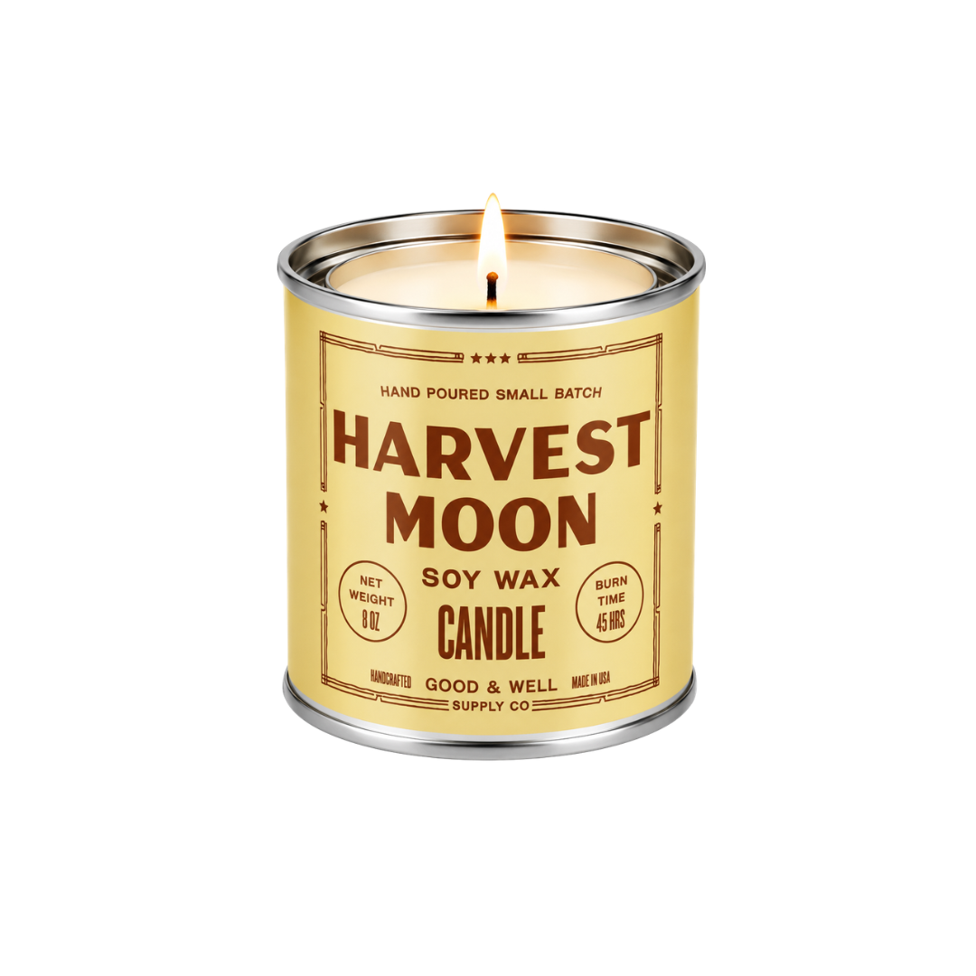 Harvest Moon Soy Candle - Halloween Collection: 1/2 Pint