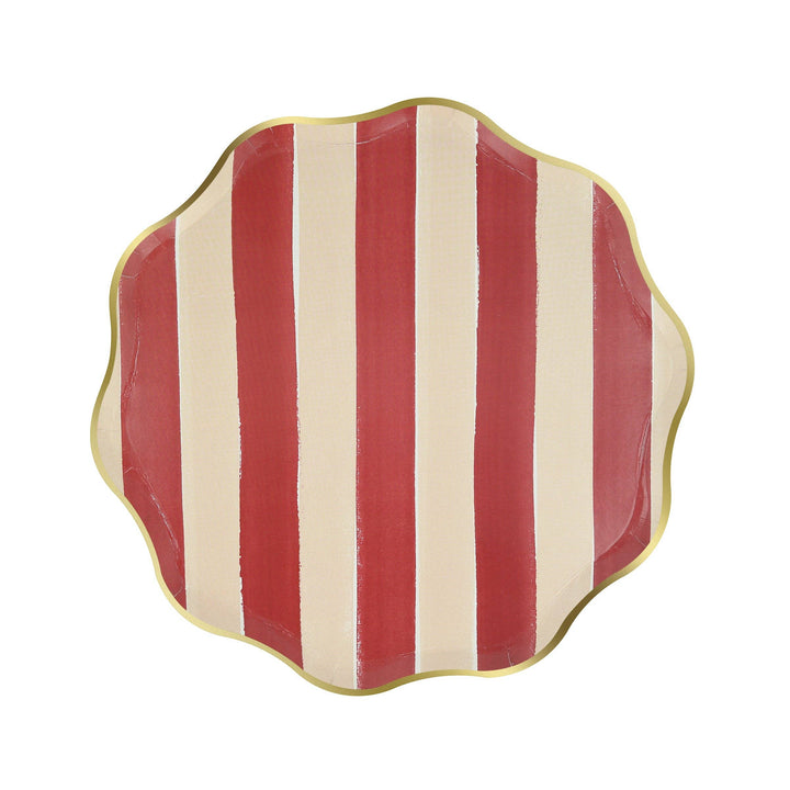 Fall Stripe Side Plates