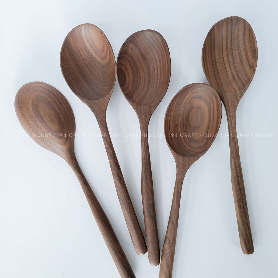 Large Walnut Wooden Spoon