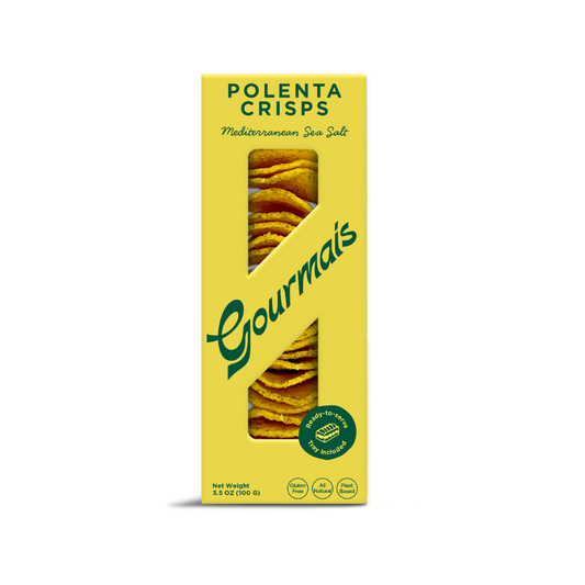 Gourmais Polenta Crisps - Mediterranean Sea Salt