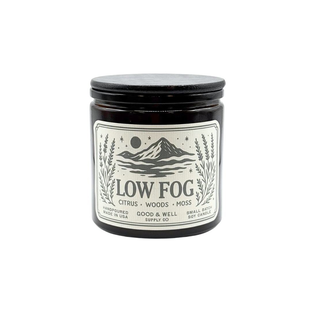 Low Fog 9oz Soy Candle / Folk & Flame Spring