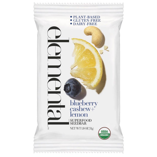 Elemental Superfood Bars - Blueberry Cashew + Lemon