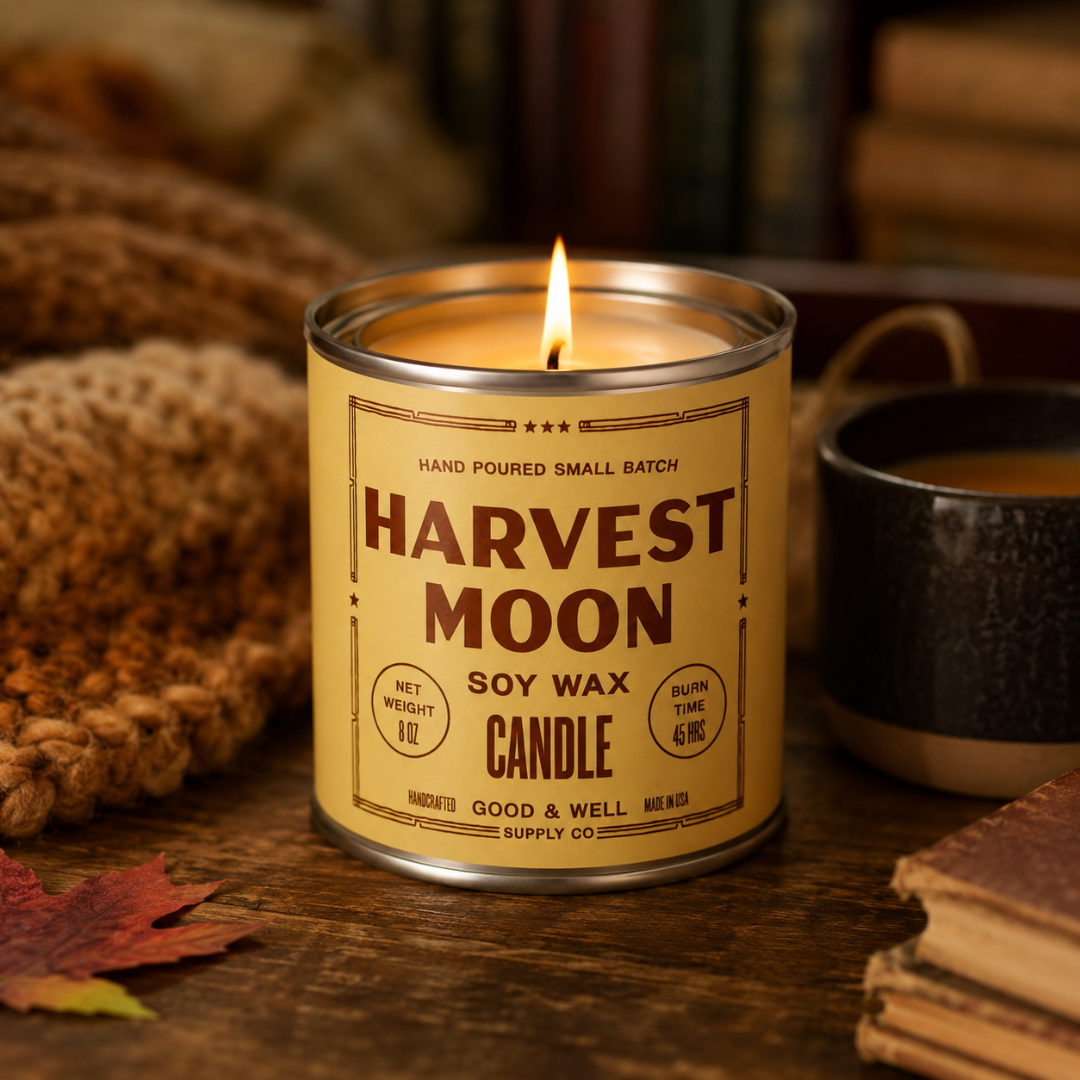 Harvest Moon Soy Candle - Halloween Collection: 1/2 Pint