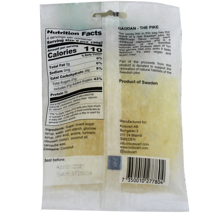 Elderflower Flavored Pike Fish - 4.2oz (120gm)