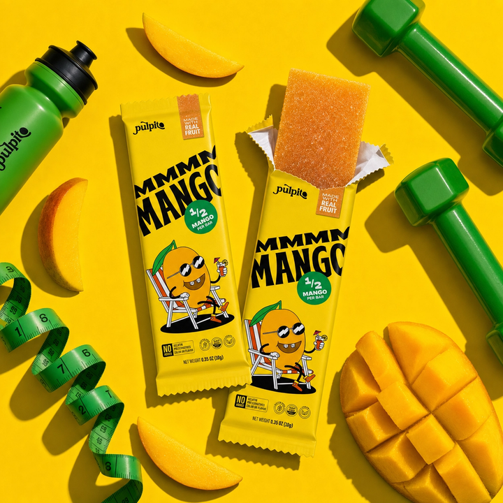 MMM Mango - Natural Fruit Snacks - Dried Fruit Bars Bulk