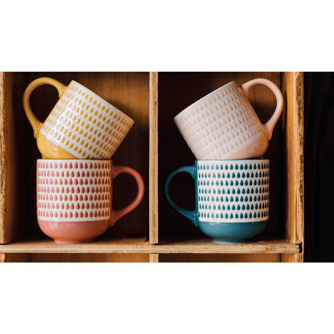 Ochre Cloudburst Mug 14 oz