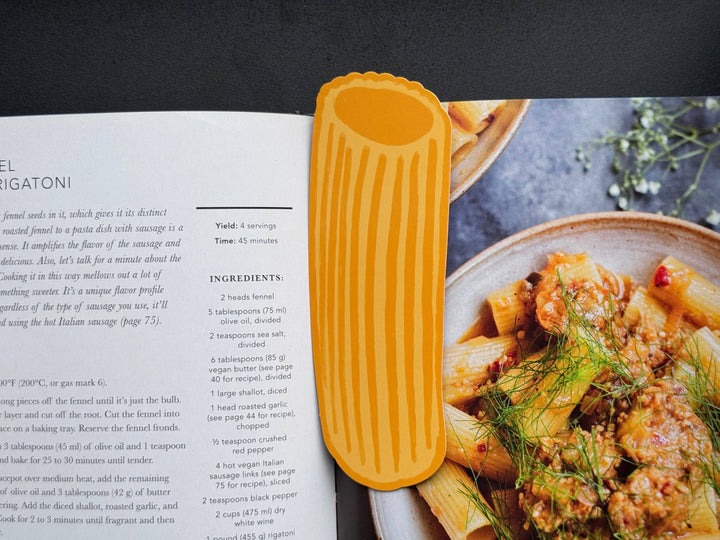 Read-a-toni Pasta Bookmark