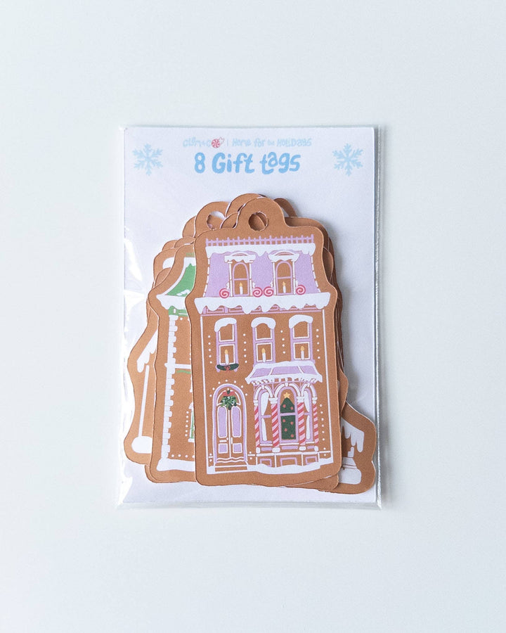Gingerbread House Gift Tags, Set of 8