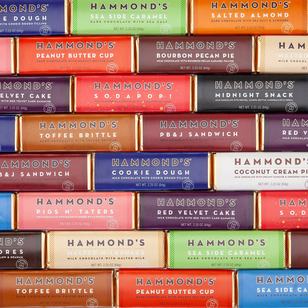 Candy Bar - Dark Chocolate - Natural Toffee Brittle - 2.25oz