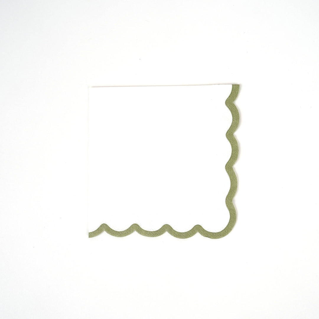 Scallop Cocktail Napkins