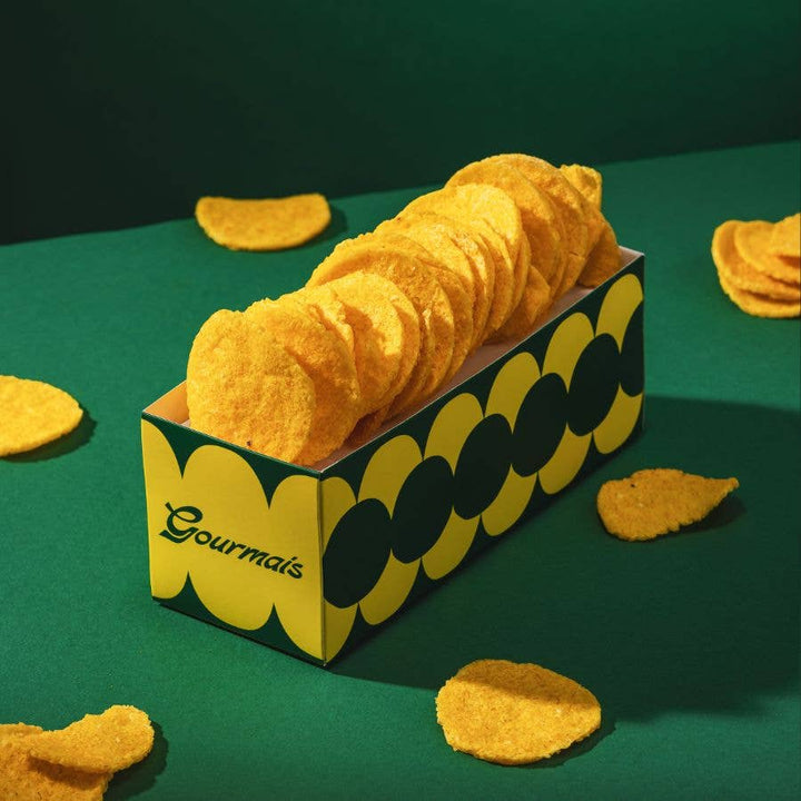 Gourmais Polenta Crisps | Mediterranean Sea Salt