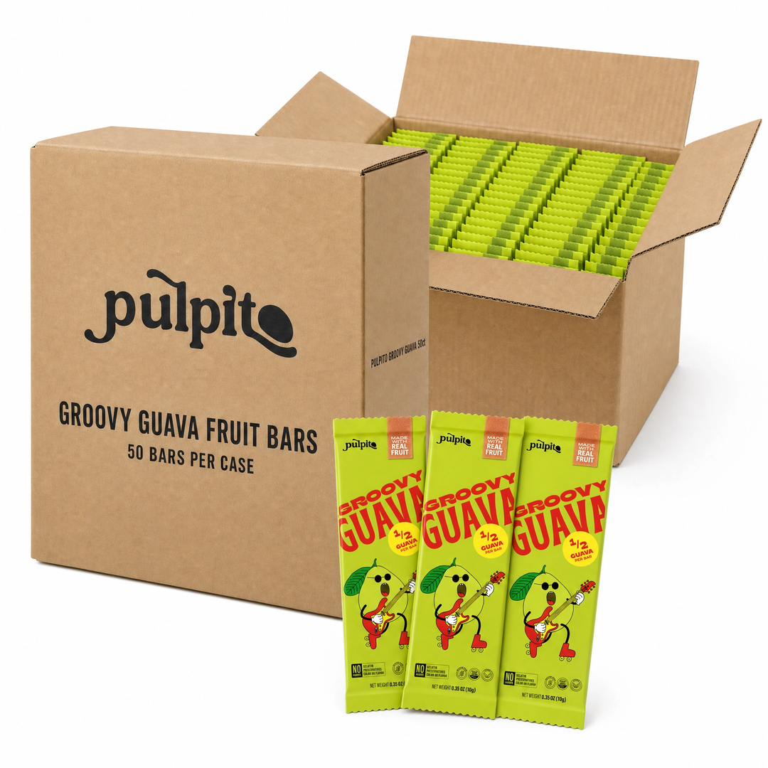 Groovy Guava - Natural Fruit Snacks- Dried Fruit Bars Bulk