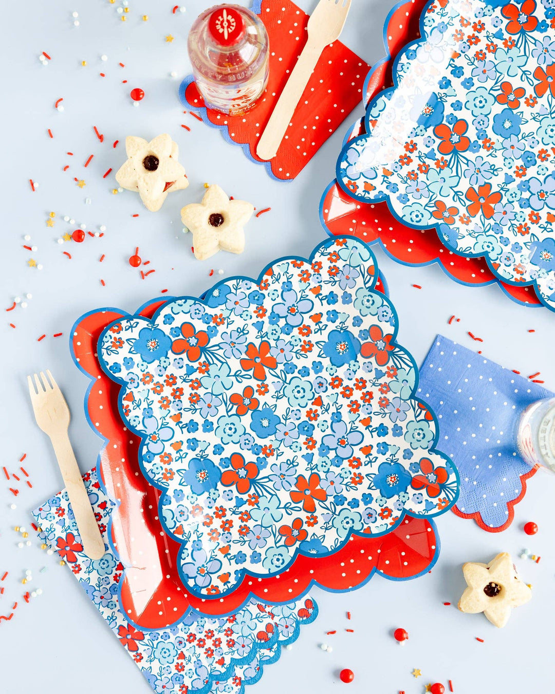 FLA1140 - Floral Americana 9" Plate