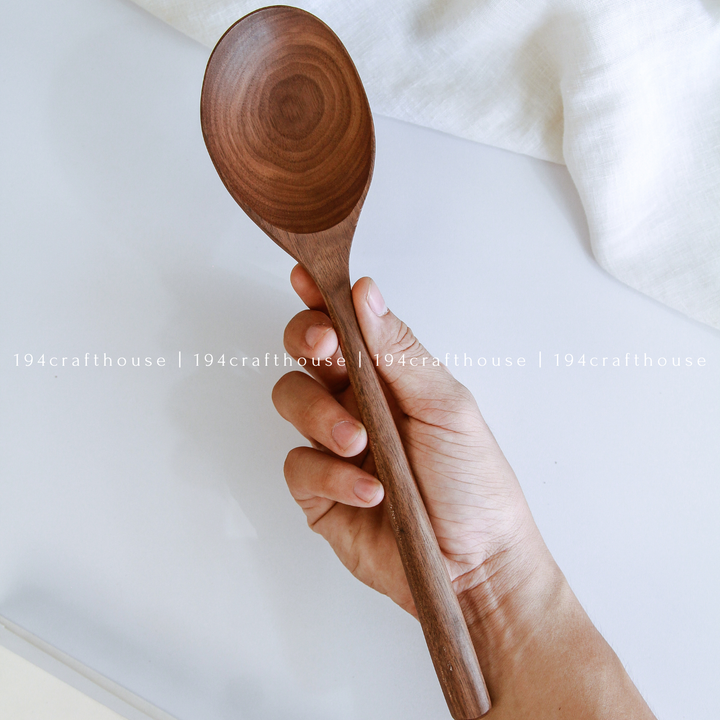 Large Walnut Wooden Spoon