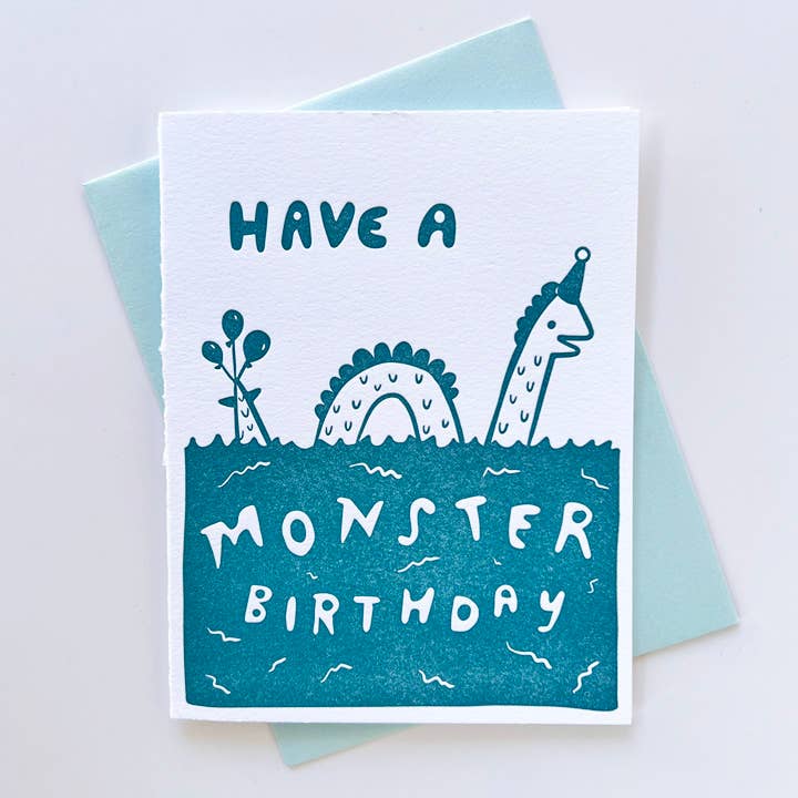 Monster Birthday Card