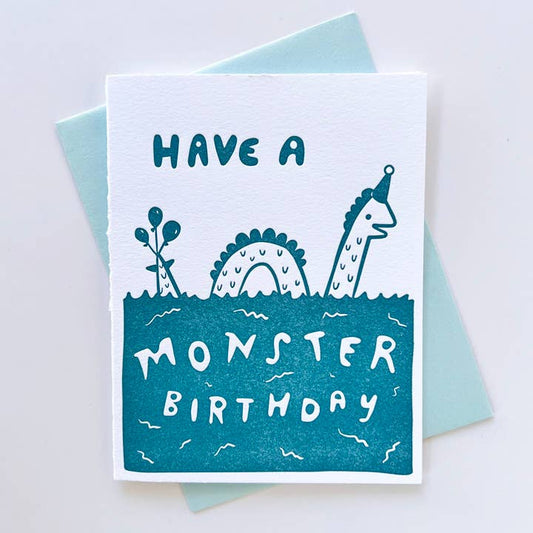Monster Birthday Card