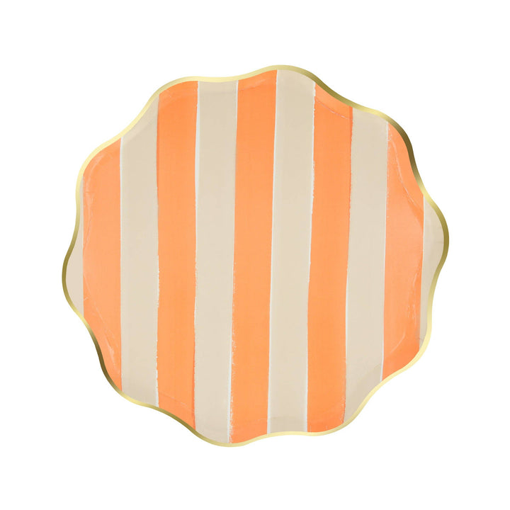 Fall Stripe Side Plates
