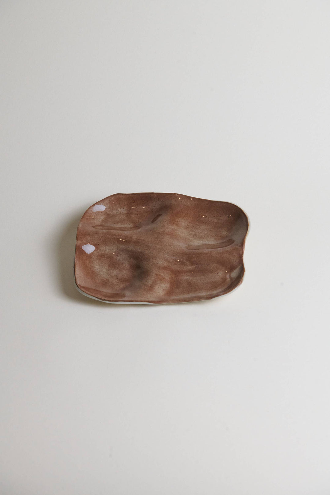 Ceramic Snack Plate (Four Wells): Butter yellow