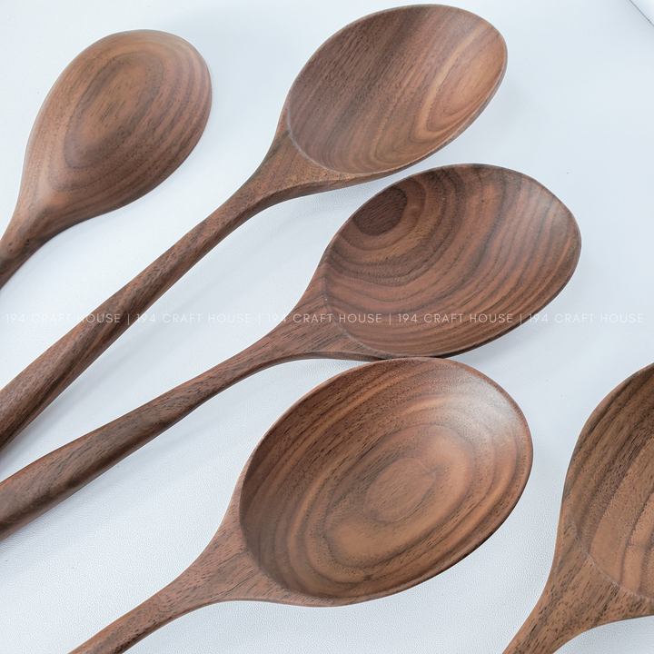 Large Walnut Wooden Spoon