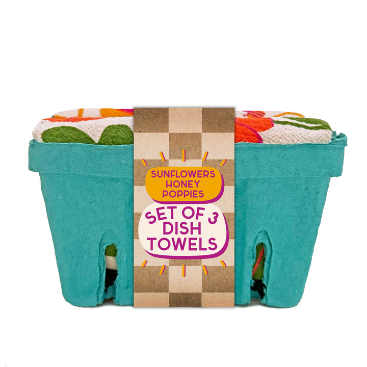 Pollinator Garden Dish Towel Set – 3 Pack