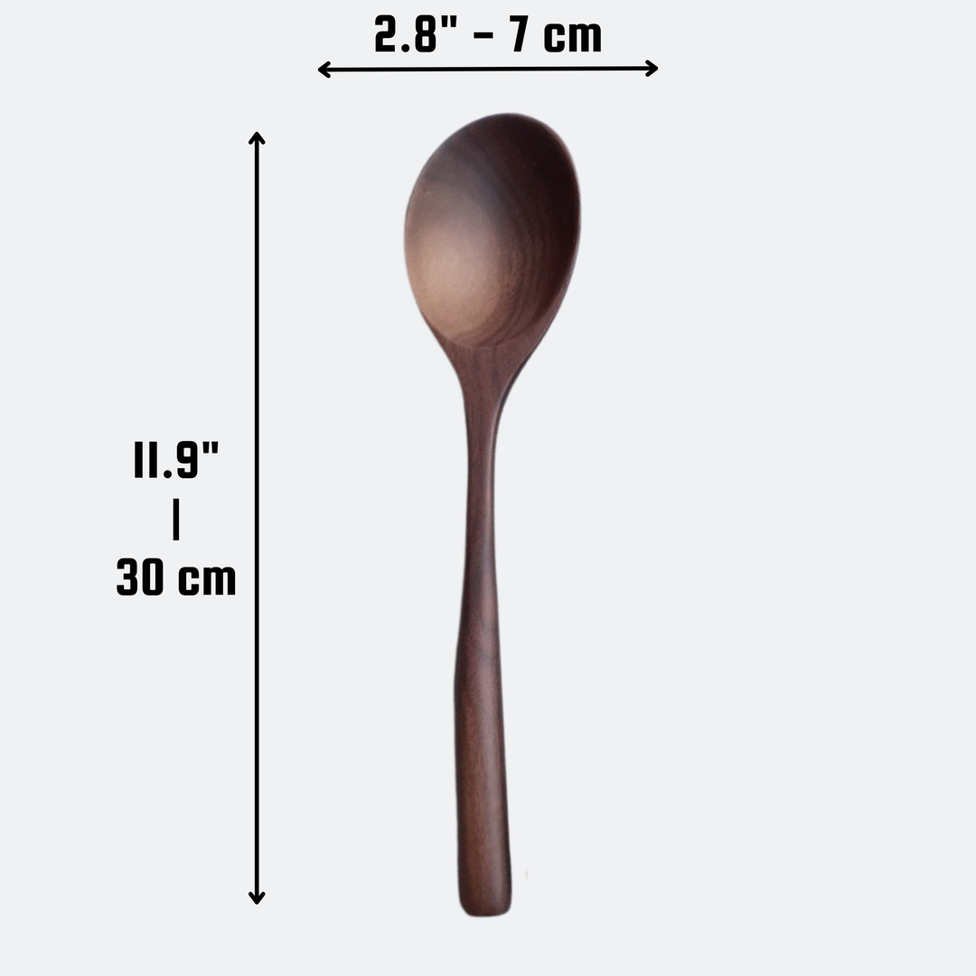 Large Walnut Wooden Spoon