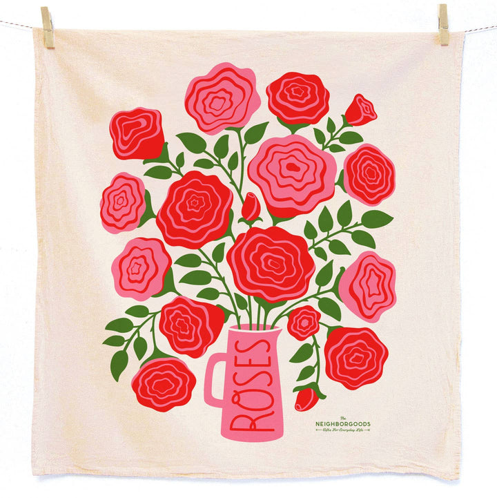 Rose Garden Dish Towel Set - 2 Pack