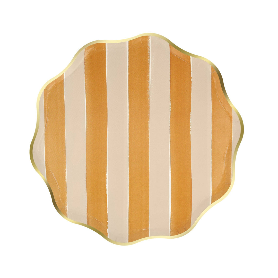 Fall Stripe Side Plates