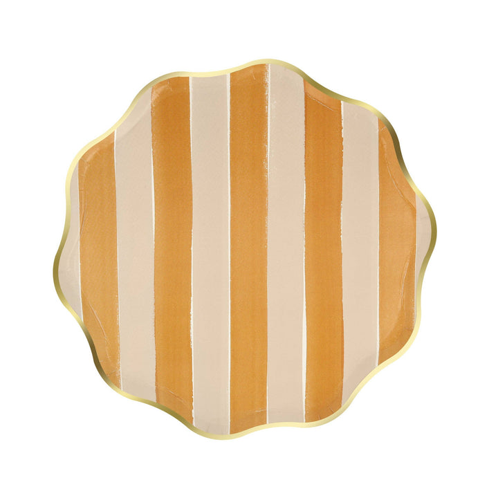 Fall Stripe Side Plates