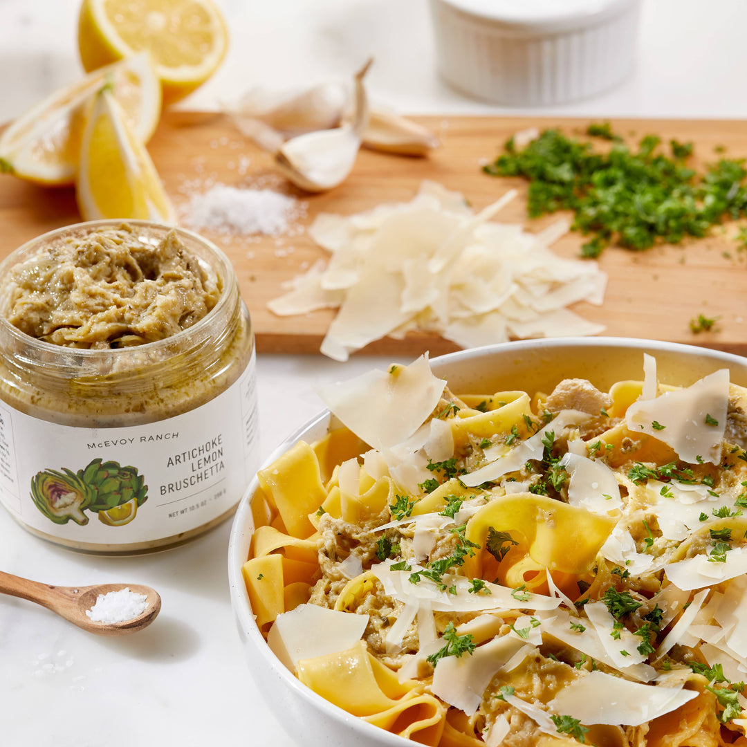 McEvoy Ranch Artichoke Lemon Bruschetta