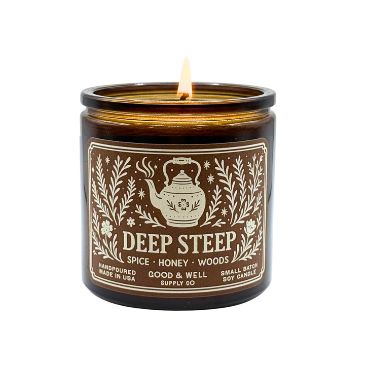 Deep Steep Soy Candle / Folk & Flame Fall