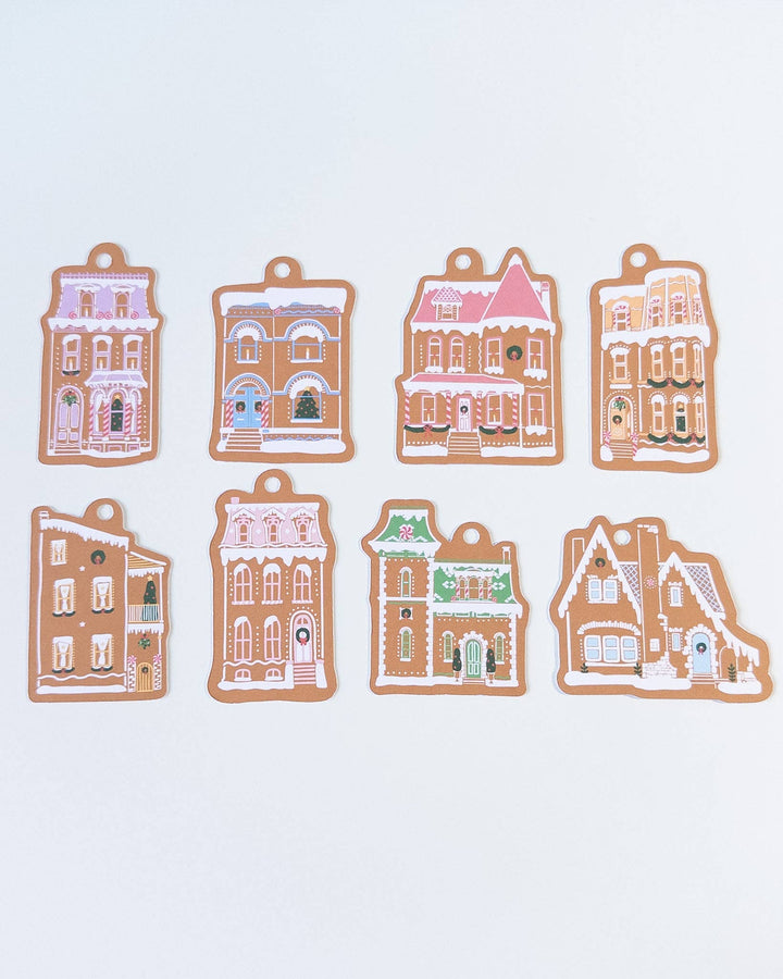 Gingerbread House Gift Tags, Set of 8