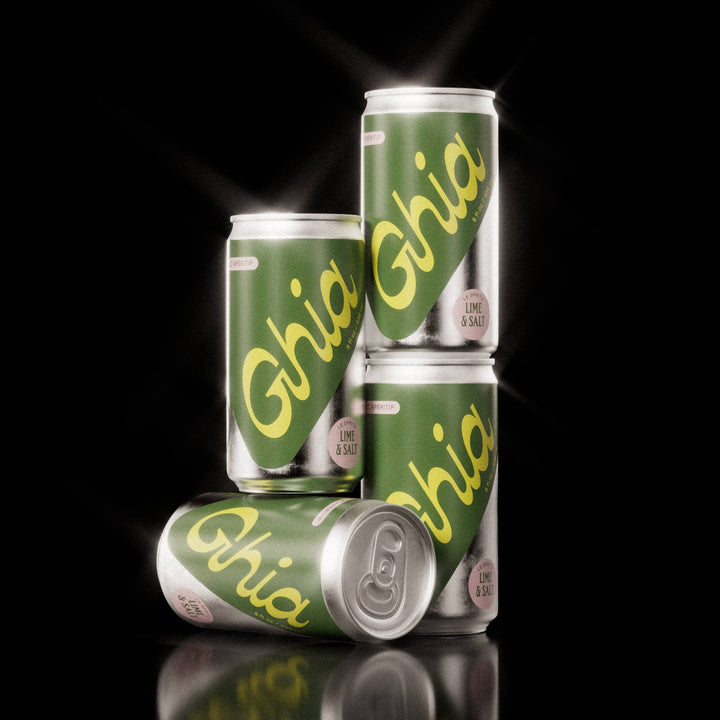 Le Spritz- Ghia Lime + Salt - Case of 24 ($3.70/ can): 4 packs