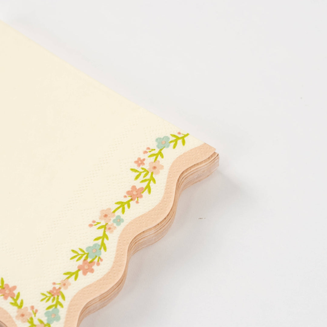 Floral Meadow Beverage Napkins