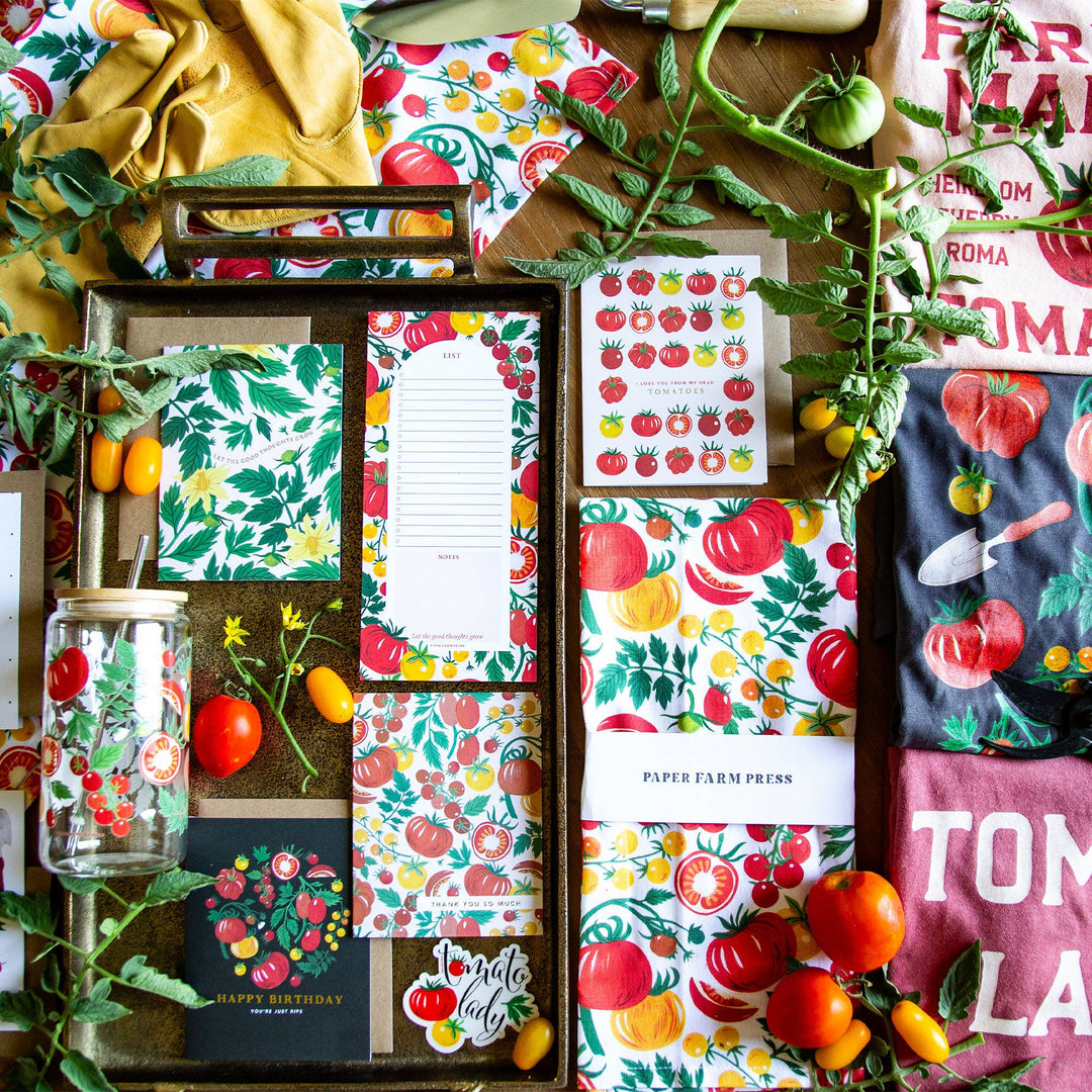 Tomato Vine Market List Notepad