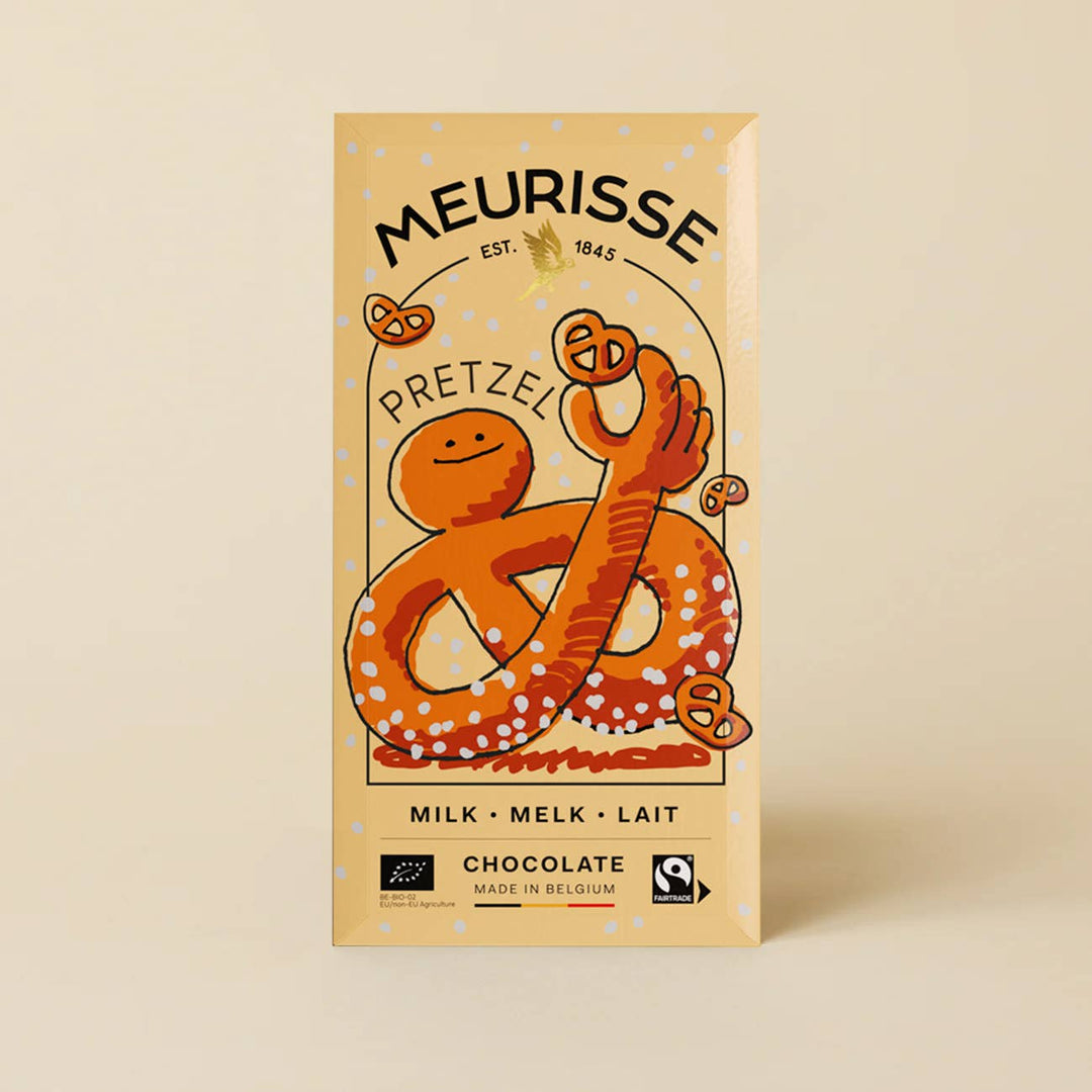 Meurisse Chocolate - Pretzel - Milk Chocolate 39%