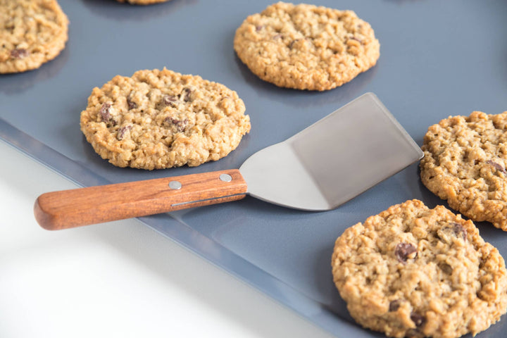 Stainless Steel with Wood Handle Cookie Spatula