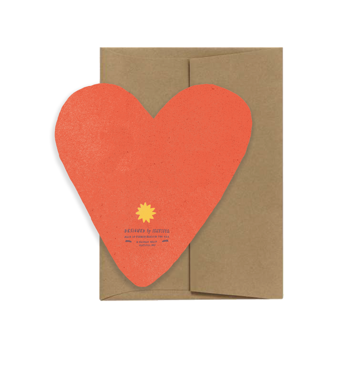Heart Blink - Die Cut Card