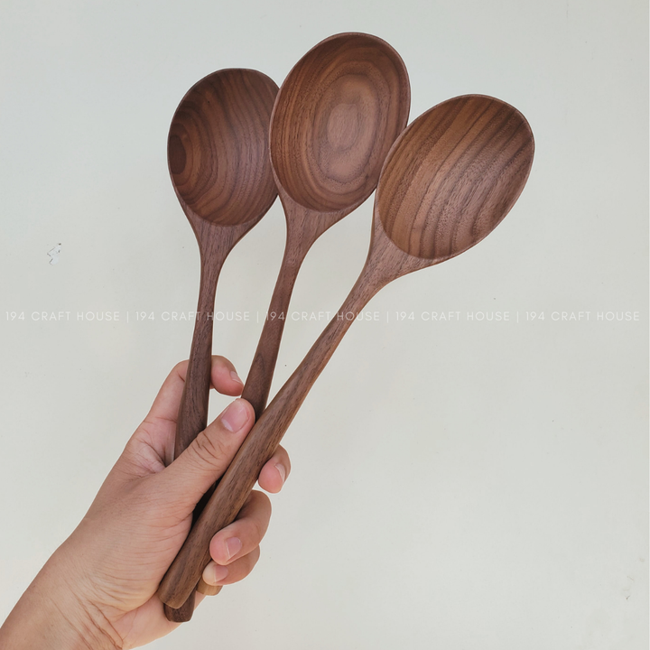 Large Walnut Wooden Spoon