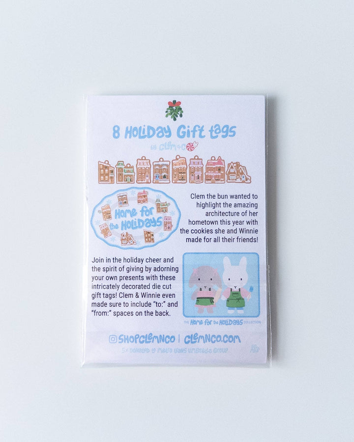 Gingerbread House Gift Tags, Set of 8