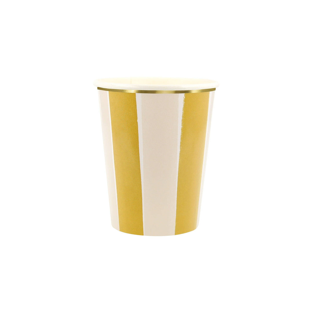 Fall Stripe Cups