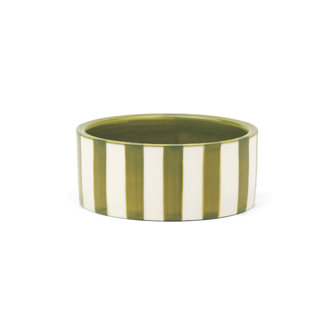The Izzy Wine Coaster - Green Stripe