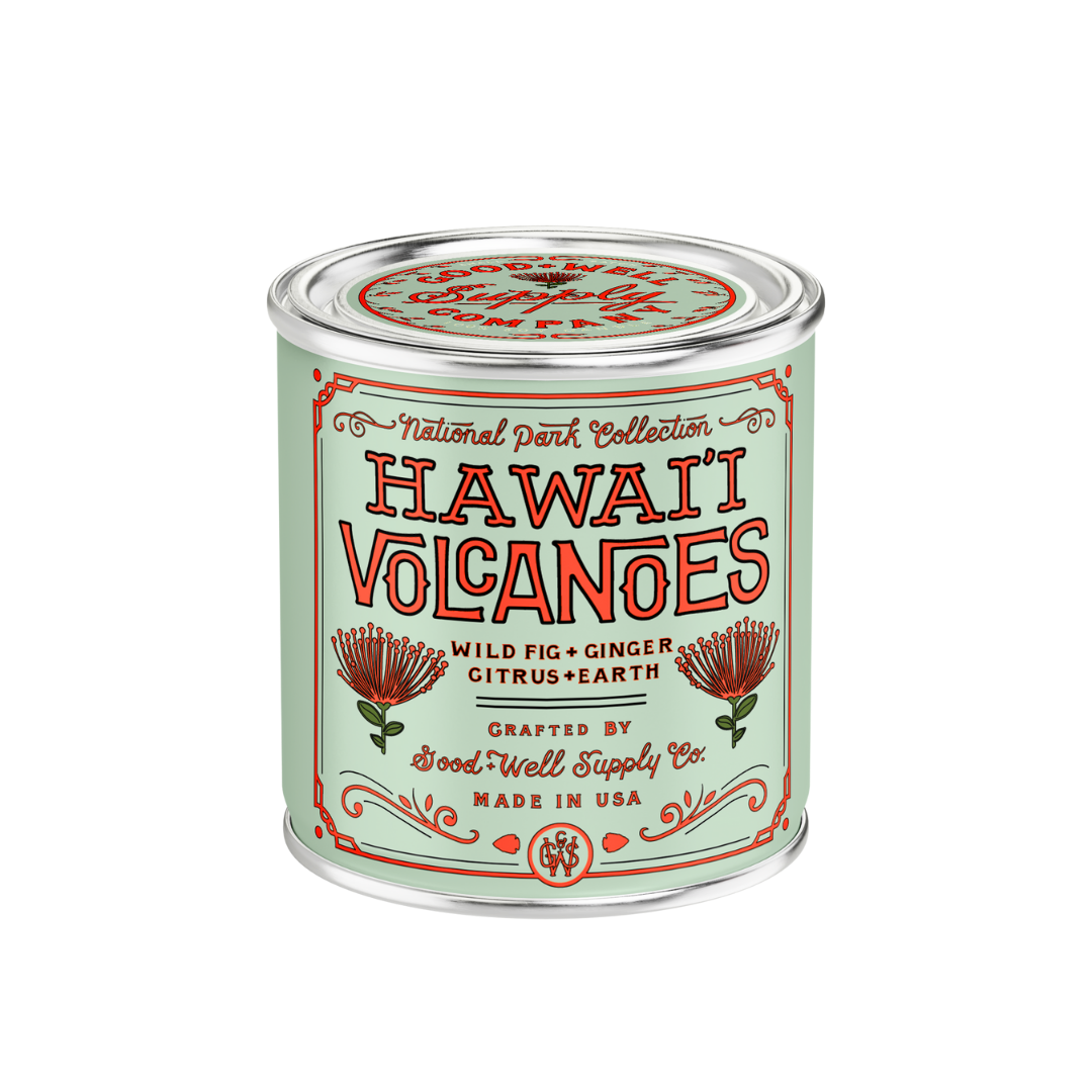 Hawaii Volcanoes National Park Candle: Pint / Cotton Wick
