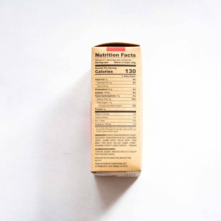 Nordic Crisps | Sumac + Thyme